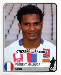 Sticker Florent Malouda - Champions of Europe 1955-2005 n. 207 - Panini