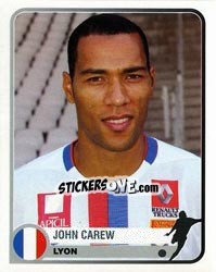 Sticker John Carew - Champions of Europe 1955-2005 n. 210 - Panini