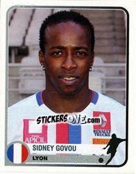 Sticker Sidney Govou - Champions of Europe 1955-2005 n. 211 - Panini