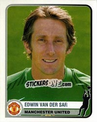 Sticker Edwin van der Sar - Champions of Europe 1955-2005 n. 214 - Panini