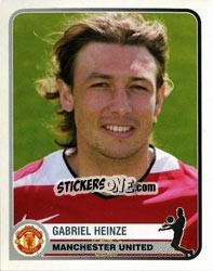 Sticker Gabriel Heinze - Champions of Europe 1955-2005 n. 220 - Panini