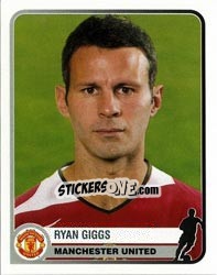 Sticker Ryan Giggs - Champions of Europe 1955-2005 n. 224 - Panini