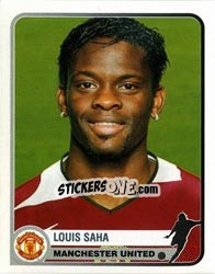 Sticker Louis Saha - Champions of Europe 1955-2005 - Panini