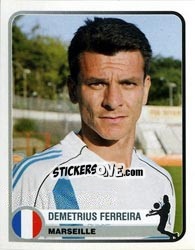 Sticker Demetrius Ferreira - Champions of Europe 1955-2005 - Panini