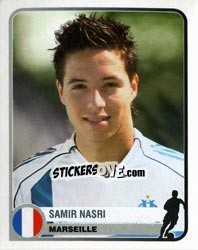 Sticker Samir Nasri - Champions of Europe 1955-2005 - Panini