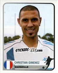 Sticker Christian Gimenez - Champions of Europe 1955-2005 - Panini