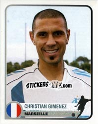 Sticker Christian Gimenez - Champions of Europe 1955-2005 n. 243 - Panini