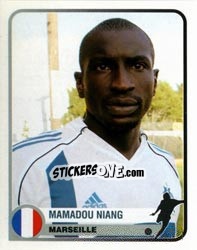 Cromo Mamadou Niang - Champions of Europe 1955-2005 - Panini