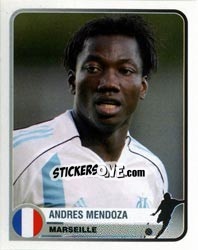 Sticker Andres Mendoza - Champions of Europe 1955-2005 n. 246 - Panini