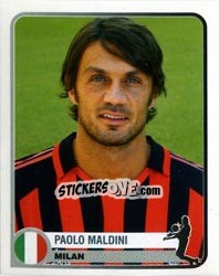 Figurina Paolo Maldini - Champions of Europe 1955-2005 - Panini