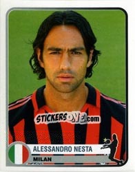 Sticker Alessandro Nesta - Champions of Europe 1955-2005 n. 251 - Panini