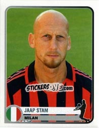 Cromo Jaap Stam - Champions of Europe 1955-2005 - Panini