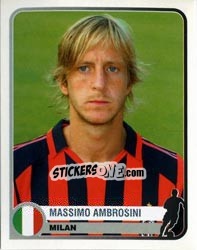 Cromo Massimo Ambrosini - Champions of Europe 1955-2005 - Panini