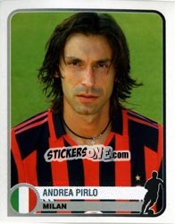 Sticker Andrea Pirlo - Champions of Europe 1955-2005 n. 256 - Panini