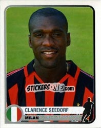 Sticker Clarence Seedorf - Champions of Europe 1955-2005 n. 258 - Panini