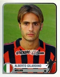 Sticker Alberto Gilardino - Champions of Europe 1955-2005 n. 260 - Panini