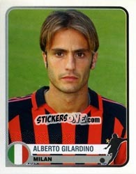 Cromo Alberto Gilardino - Champions of Europe 1955-2005 - Panini