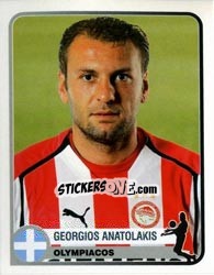 Sticker Georgios Anatolakis - Champions of Europe 1955-2005 - Panini