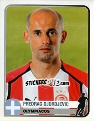 Figurina Predrag Djordjevic - Champions of Europe 1955-2005 - Panini