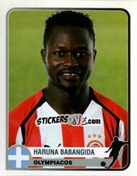 Figurina Haruna Babangida - Champions of Europe 1955-2005 n. 276 - Panini