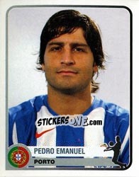 Sticker Pedro Emanuel - Champions of Europe 1955-2005 n. 285 - Panini