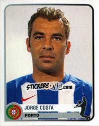 Sticker Jorge Costa - Champions of Europe 1955-2005 n. 286 - Panini