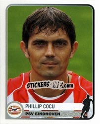 Sticker Phillip Cocu - Champions of Europe 1955-2005 n. 305 - Panini