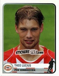 Sticker Theo Lucius - Champions of Europe 1955-2005 n. 307 - Panini