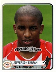 Sticker Jefferson Farfan - Champions of Europe 1955-2005 n. 312 - Panini