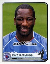 Sticker Marvin Andrews - Champions of Europe 1955-2005 - Panini