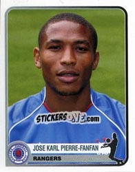 Sticker Jose-Karl Pierre-Fanfan - Champions of Europe 1955-2005 n. 319 - Panini