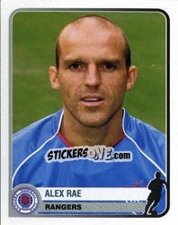 Sticker Alex Rae - Champions of Europe 1955-2005 - Panini