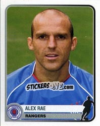 Sticker Alex Rae - Champions of Europe 1955-2005 n. 322 - Panini