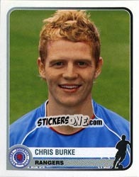 Sticker Chris Burke - Champions of Europe 1955-2005 n. 324 - Panini