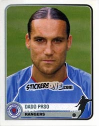 Sticker Dado Prso - Champions of Europe 1955-2005 - Panini