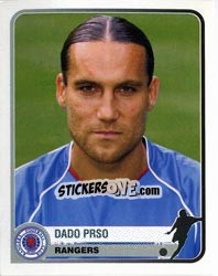 Sticker Dado Prso - Champions of Europe 1955-2005 n. 330 - Panini