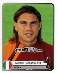 Cromo Leandro Damian Cufre - Champions of Europe 1955-2005 - Panini