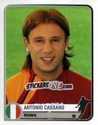 Figurina Antonio Cassano - Champions of Europe 1955-2005 - Panini