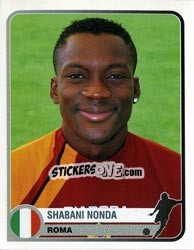 Sticker Shabani Nonda - Champions of Europe 1955-2005 n. 347 - Panini