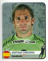 Sticker Santiago Canizares - Champions of Europe 1955-2005 n. 350 - Panini