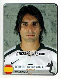 Sticker Roberto Fabian Ayala - Champions of Europe 1955-2005 - Panini