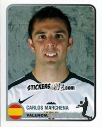 Cromo Carlos Marchena - Champions of Europe 1955-2005 - Panini