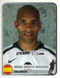 Sticker Mario I. Regueiro - Champions of Europe 1955-2005 n. 360 - Panini