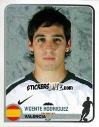 Sticker Vicente Rodriguez - Champions of Europe 1955-2005 n. 361 - Panini