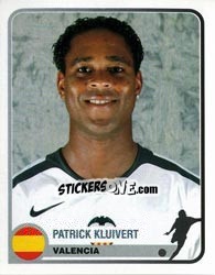 Sticker Patrick Kluivert - Champions of Europe 1955-2005 - Panini