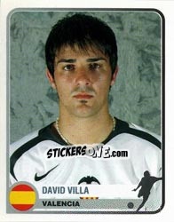 Sticker David Villa - Champions of Europe 1955-2005 n. 364 - Panini