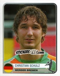 Sticker Christian Schulz - Champions of Europe 1955-2005 n. 370 - Panini