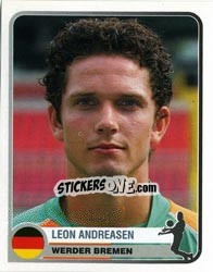 Sticker Leon Andreasen - Champions of Europe 1955-2005 n. 372 - Panini
