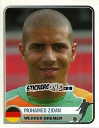 Sticker Mohamed Zidan - Champions of Europe 1955-2005 n. 381 - Panini