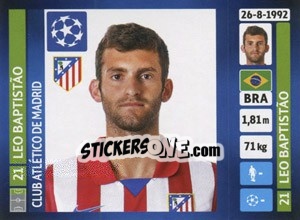 Cromo Leo Baptistão - UEFA Champions League 2013-2014 n. 506 - Panini